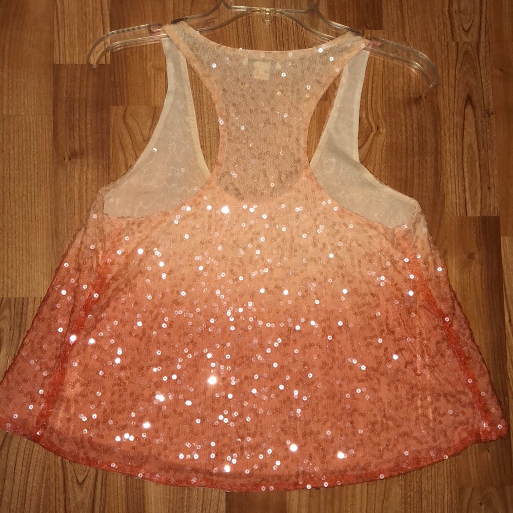 Summer orange top - Picture 3 of 4